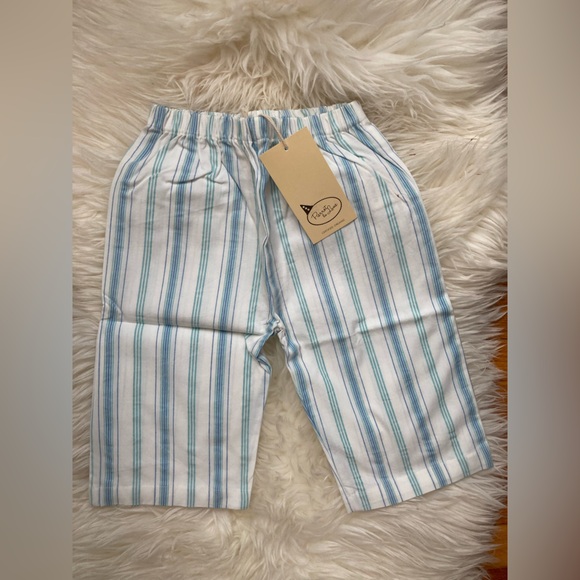 pierrot la lune Other - Pierrot la Lune Kids Blue Stripe organic Cotton Bottoms